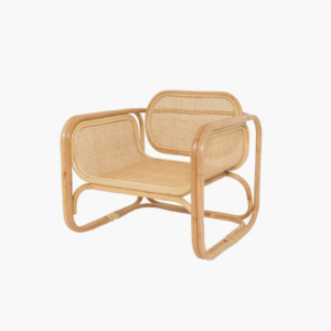 Iconic Rustic Wooden Lounge Chair